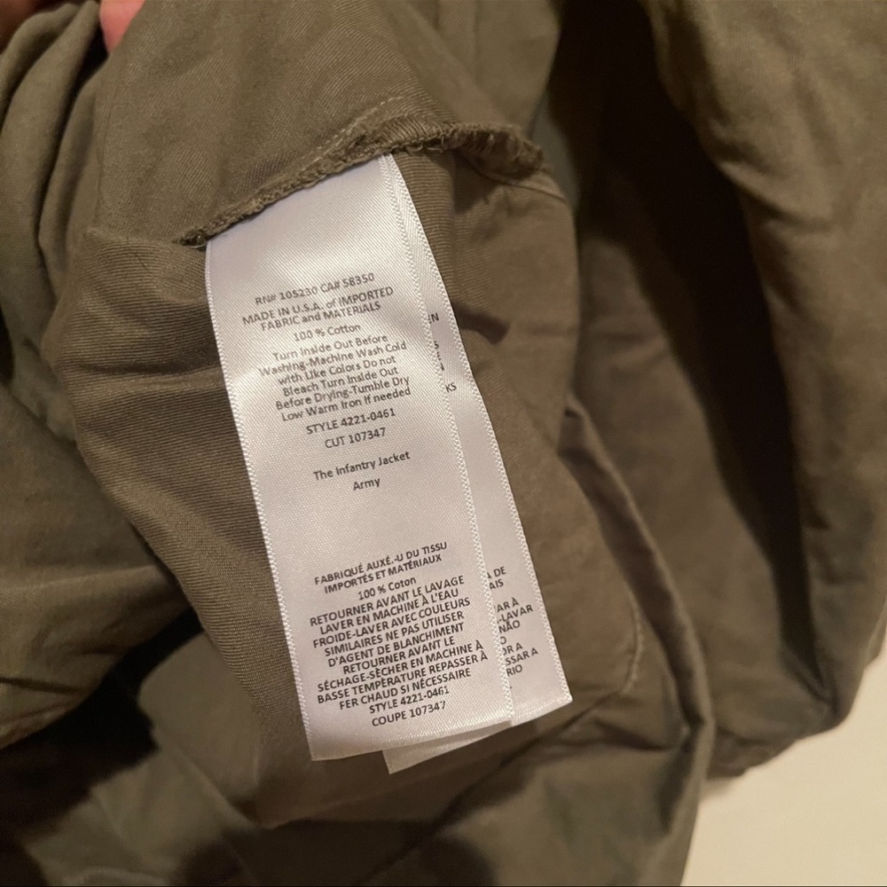 Current / Elliot | Olive Green Infantry Jacket - Picture 5 of 7